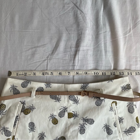 Zara | pineapple shorts with belt, S - Picture 8 of 12